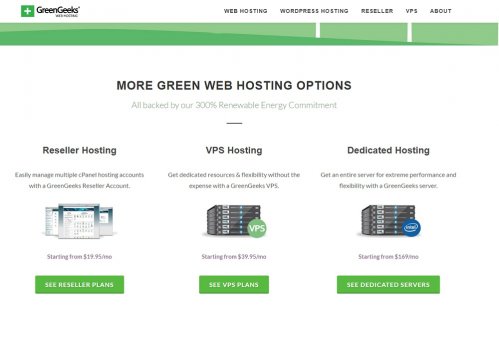 green geeks available web hosting services